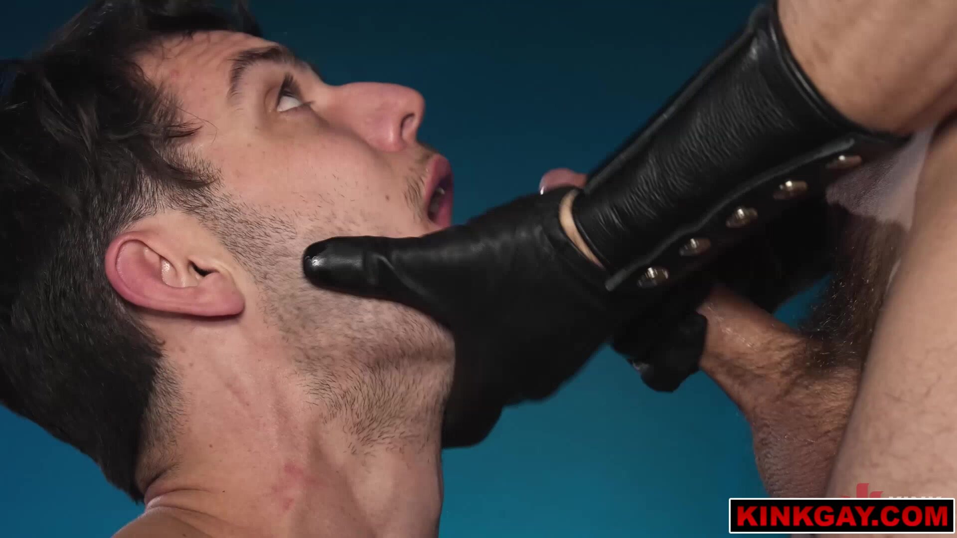 Eddie Patrick in beard is HOT AF! Watch his BDSM slave get flogged and anal fucked!